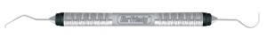 SONDE DOUBLE EXD57 MANCHE SATIN STEEL HU-FRIEDY