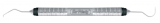 SONDE DOUBLE EXD57 MANCHE SATIN STEEL HU-FRIEDY
