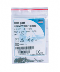 UNIMETRIC SCELLÉS TITANE RÉASSORT Ø 1 mm. MAILLEFER