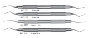 CURETTES GRACEY MINI FIVE MANCHE ROND HU-FRIEDY 