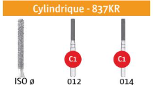 FRAISE DIAMANTEE CYLINDRIQUE 837KR