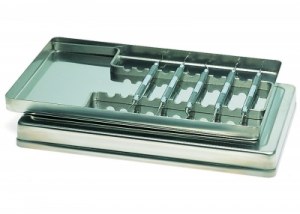 PLATEAUX DE RANGEMENT INOX 28x18